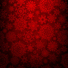 Image showing Seamless deep red christmas texture. EPS 8
