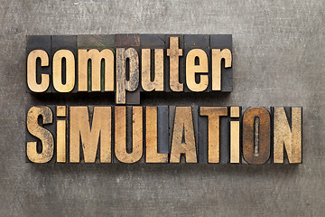 Image showing computer simulation