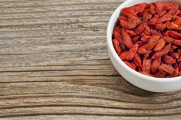 Image showing goji berries (wolfberry)