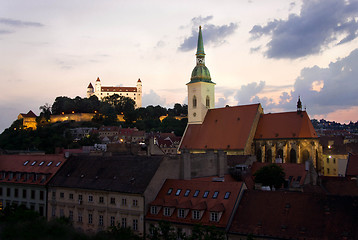 Image showing Bratislava in the night