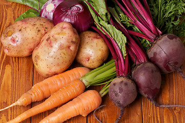 Image showing Raw Organic Vegetables