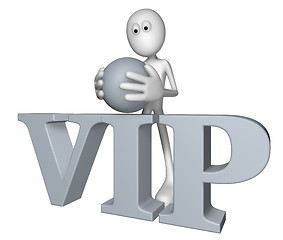 Image showing guy and the word vip