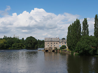 Image showing Watermill, Grez-Neuville, France.