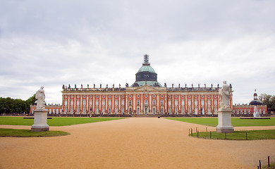 Image showing New Palace building architecture at Sanssouci Royal Park  German