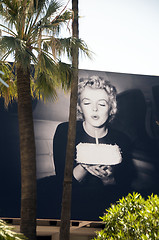 Image showing editorial photo Marilyn Monroe at Cannes Film Festival 2012