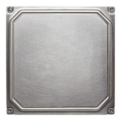 Image showing Metal plate