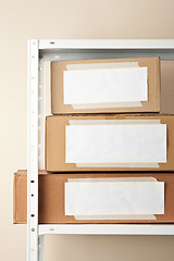 Image showing Cardboard boxes