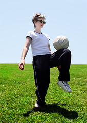 Image showing Soccer mom