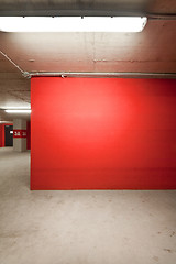 Image showing Parking wall