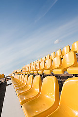 Image showing Yellow seats