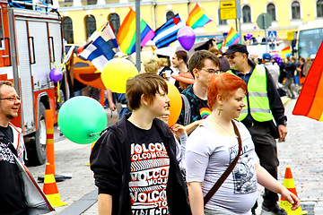 Image showing Helsinki Pride gay parade