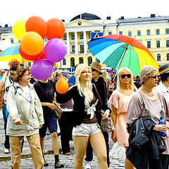 Image showing Helsinki Pride gay parade