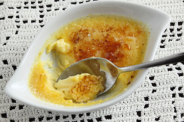 Image showing Creme brulee