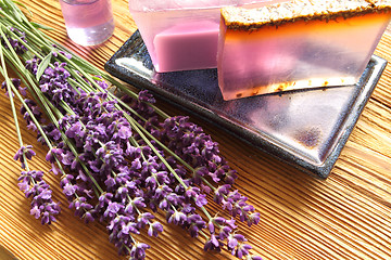 Image showing Lavender spa