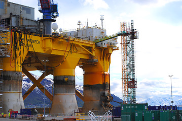 Image showing Oil rig detail