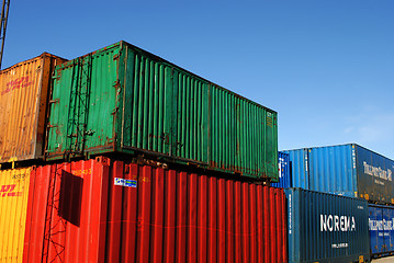 Image showing Cargo containers