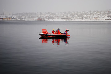 Image showing Coastguard boat