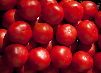 Image showing Market stall tomatoes