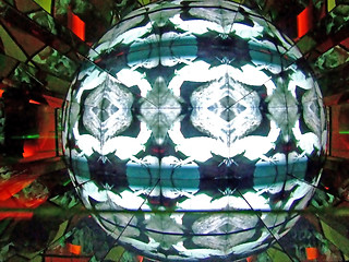 Image showing Abstract globe box 3