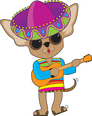 Image showing Chihuahua Guitar