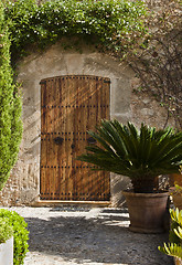 Image showing Rustic door, Majorca