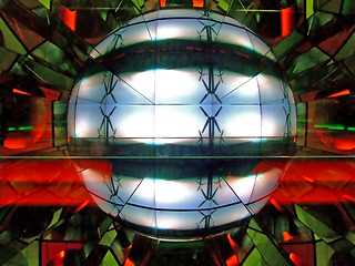 Image showing Abstract globe box 7