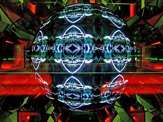 Image showing Abstract globe box 9
