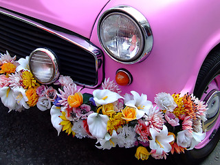 Image showing Pink car front