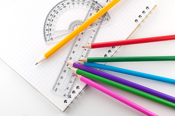 Image showing Assortment of stationery