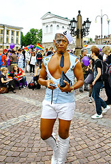 Image showing Helsinki Pride gay parade