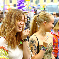 Image showing Helsinki Pride gay parade