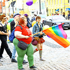 Image showing Helsinki Pride gay parade
