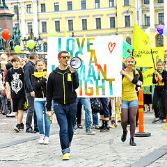 Image showing Helsinki Pride gay parade