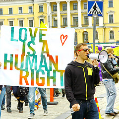 Image showing Helsinki Pride gay parade