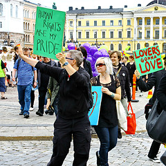 Image showing Helsinki Pride gay parade