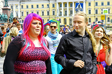 Image showing Helsinki Pride gay parade