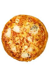 Image showing Pizza Quattro Fromaggi w/ Path