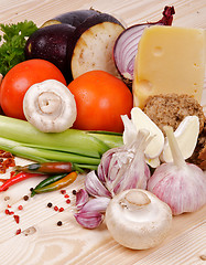 Image showing Ingredients and Vegetables