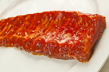 Image showing marinated spareribs