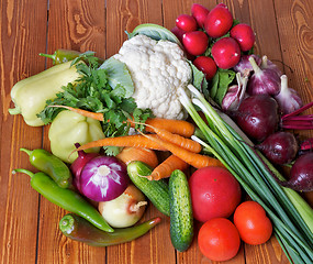 Image showing Fresh Raw Vegetables