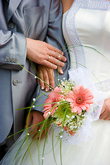 Image showing newlyweds