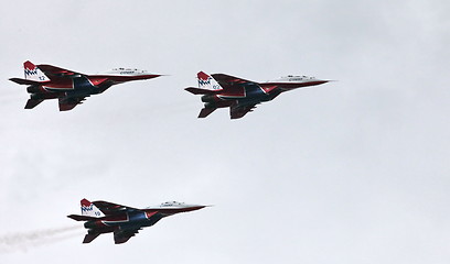 Image showing Aerobatic team 'Swifts' 