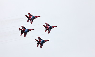 Image showing Aerobatic team 'Swifts' 