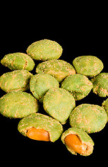 Image showing Wasabi peanuts