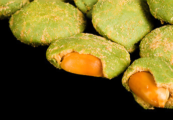 Image showing Wasabi peanuts