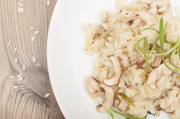 Image showing Risotto With Mushrooms 