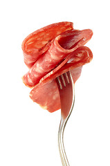 Image showing salami sausage