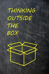 Image showing Thinking Outside the box 