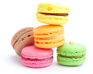 Image showing Colorful macaroon