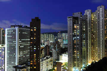 Image showing crowded urban at night